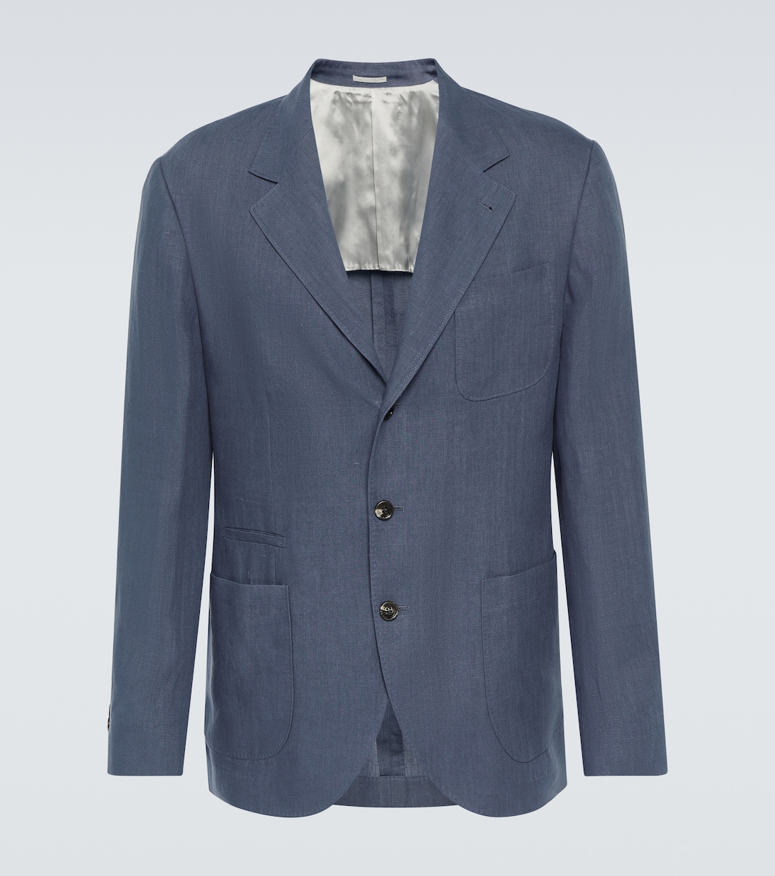 Blazer monopetto in lino | Brunello Cucinelli