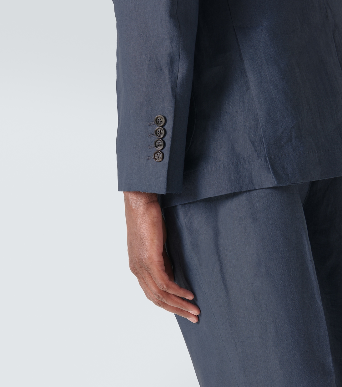 Blazer monopetto in lino | Brunello Cucinelli