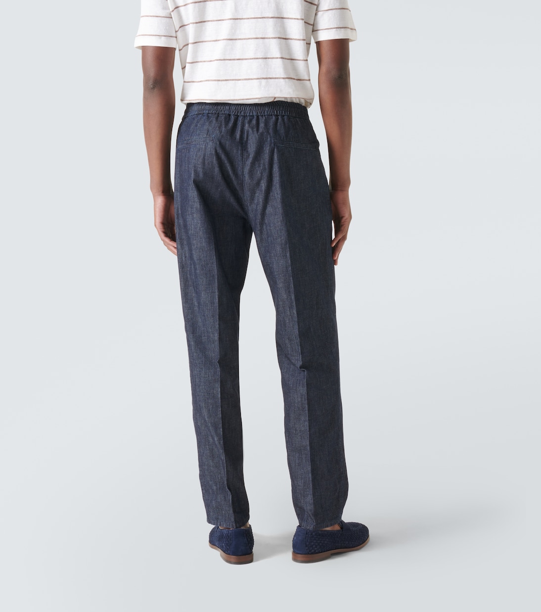 Pantalon chino en jean | Brunello Cucinelli