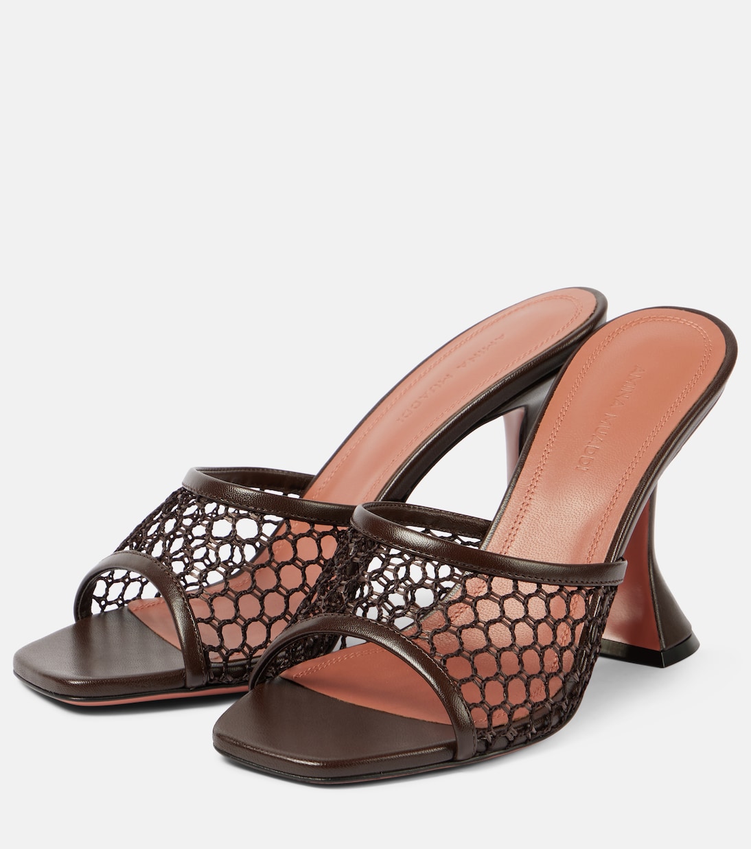 Sandali Lupita 95 in mesh | Amina Muaddi