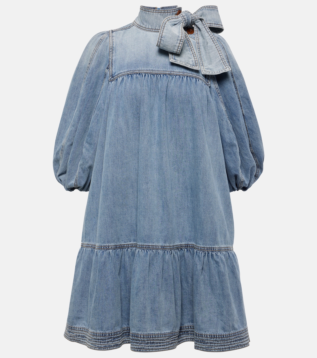 Denim Smock minidress | Zimmermann