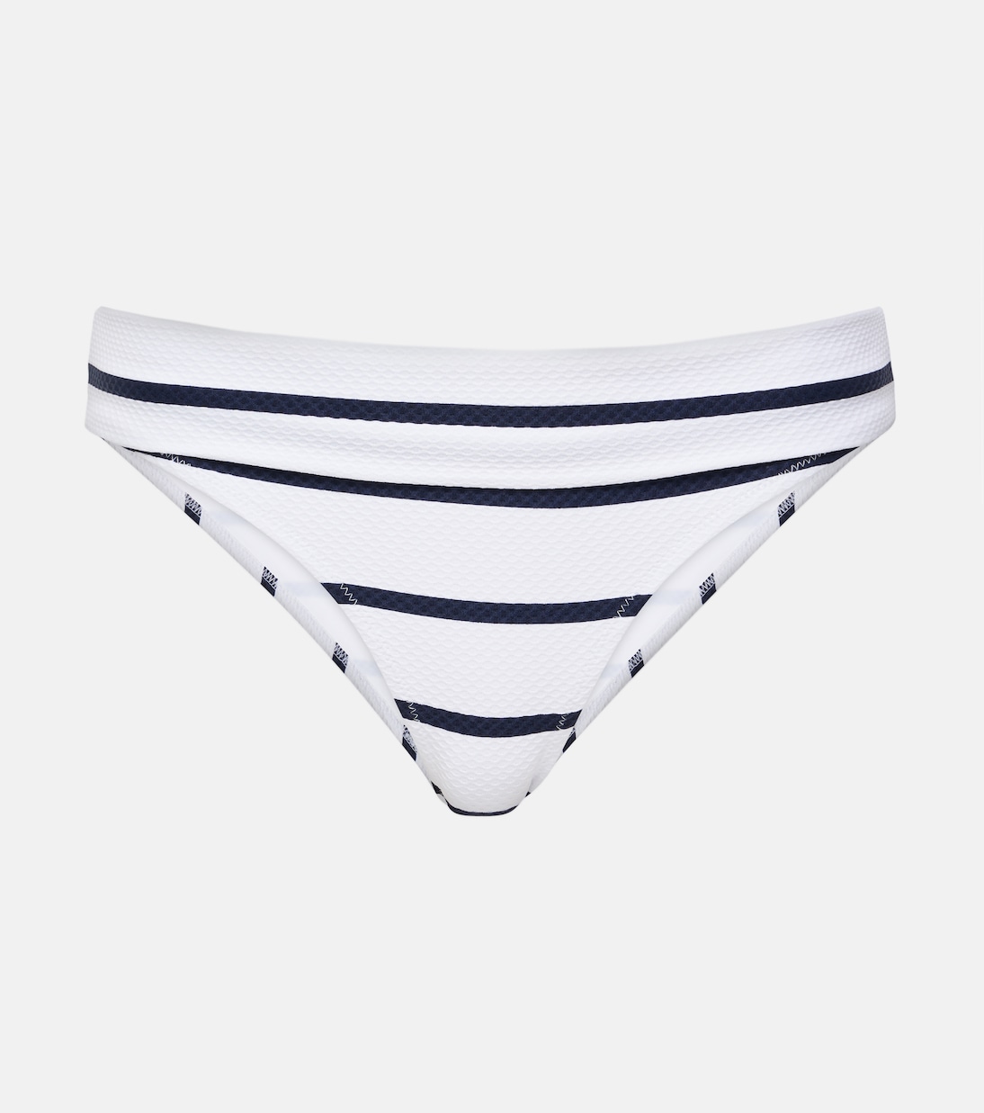 Slip bikini Fold Over a righe | Heidi Klein