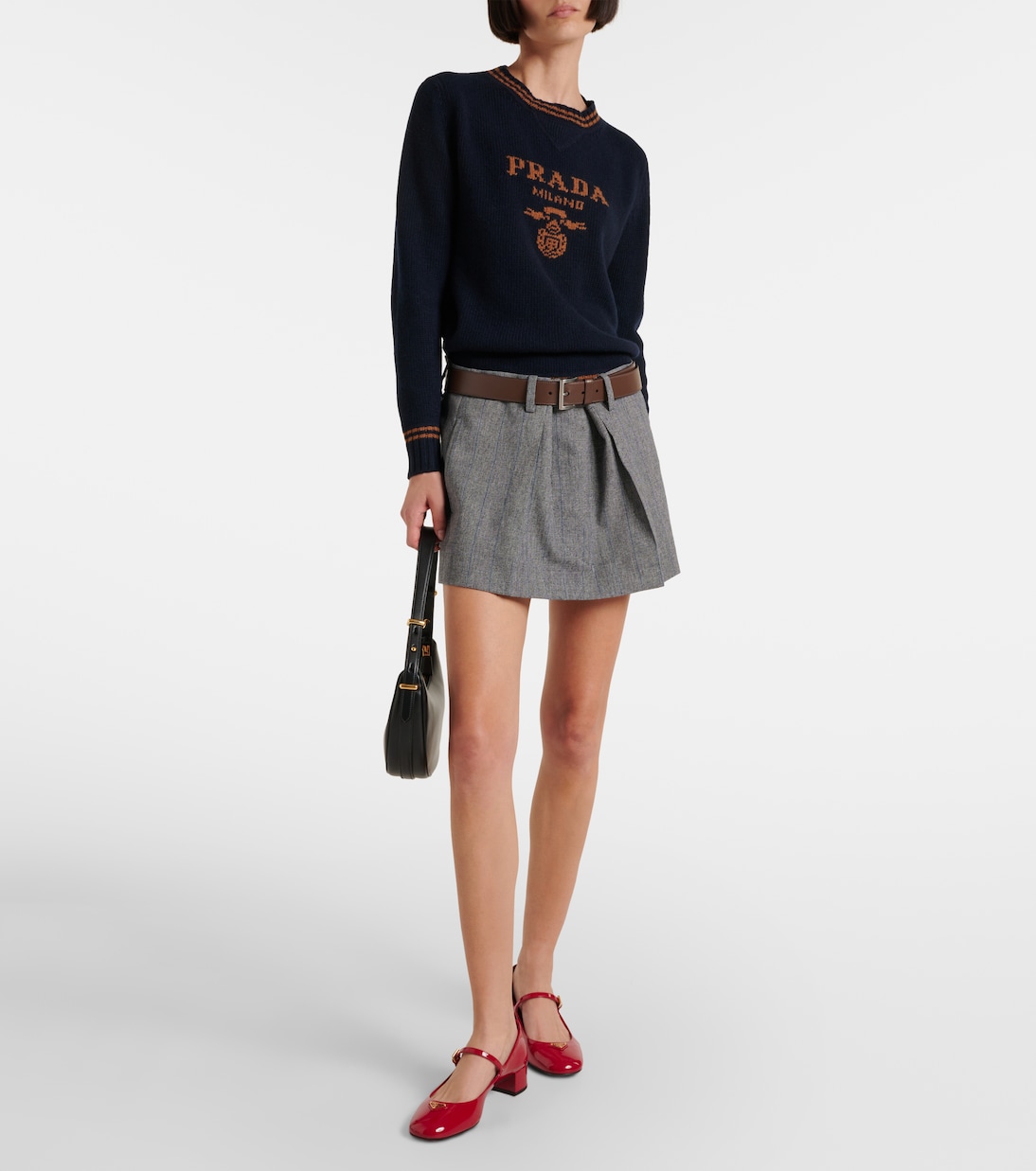 Escarpins Mary Jane en cuir verni | Prada