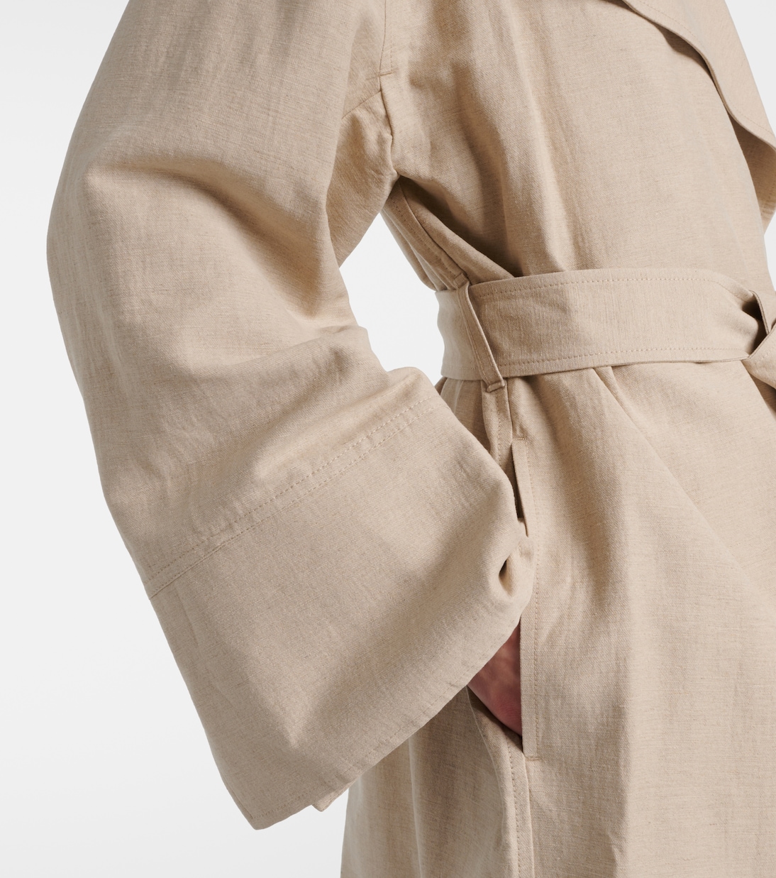 Trench Signature in misto lino | Toteme