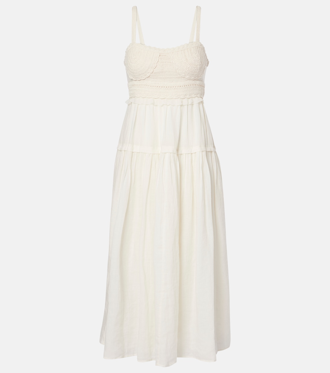 Vestido midi Gisela de ramio | Ulla Johnson