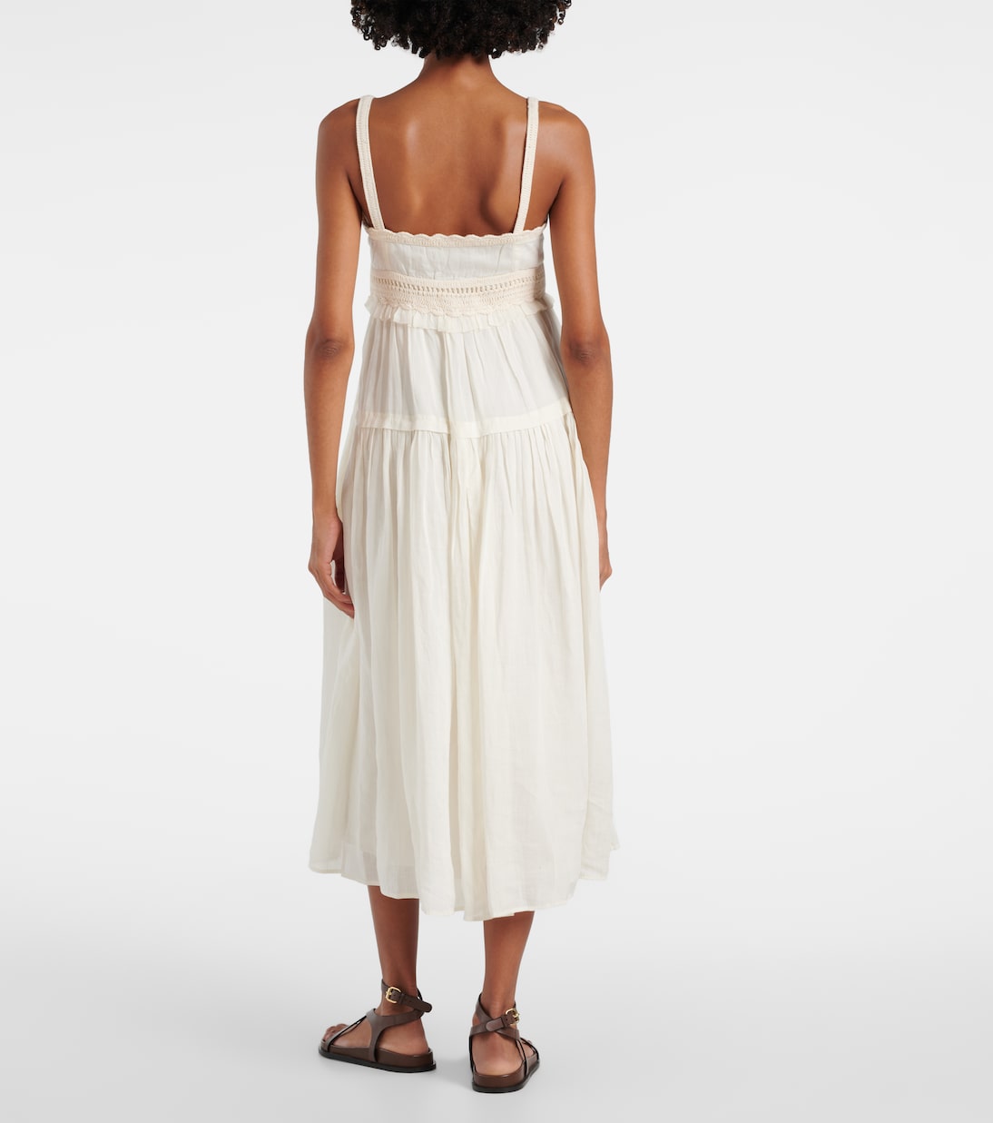 Vestido midi Gisela de ramio | Ulla Johnson