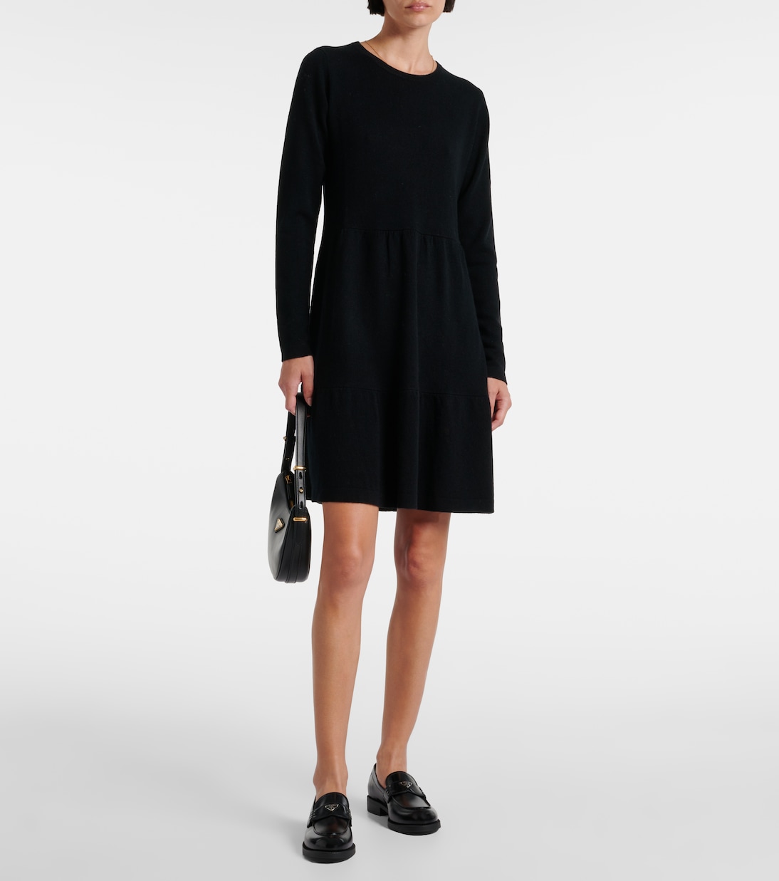Vestido corto Allude de lana y cachemir | Jardin des Orangers