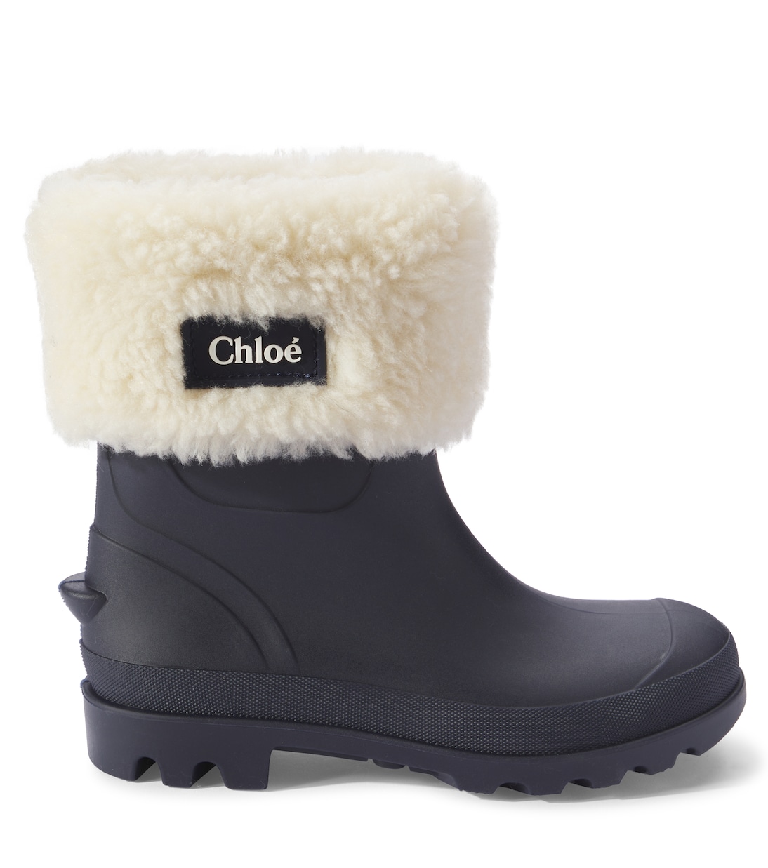 Botas de lluvia con borrego sintético | Chloé Kids