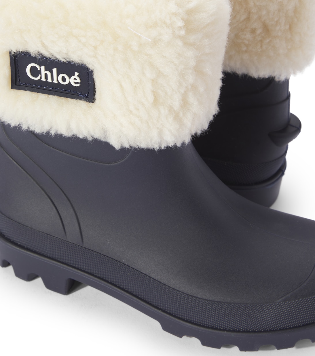 Botas de lluvia con borrego sintético | Chloé Kids