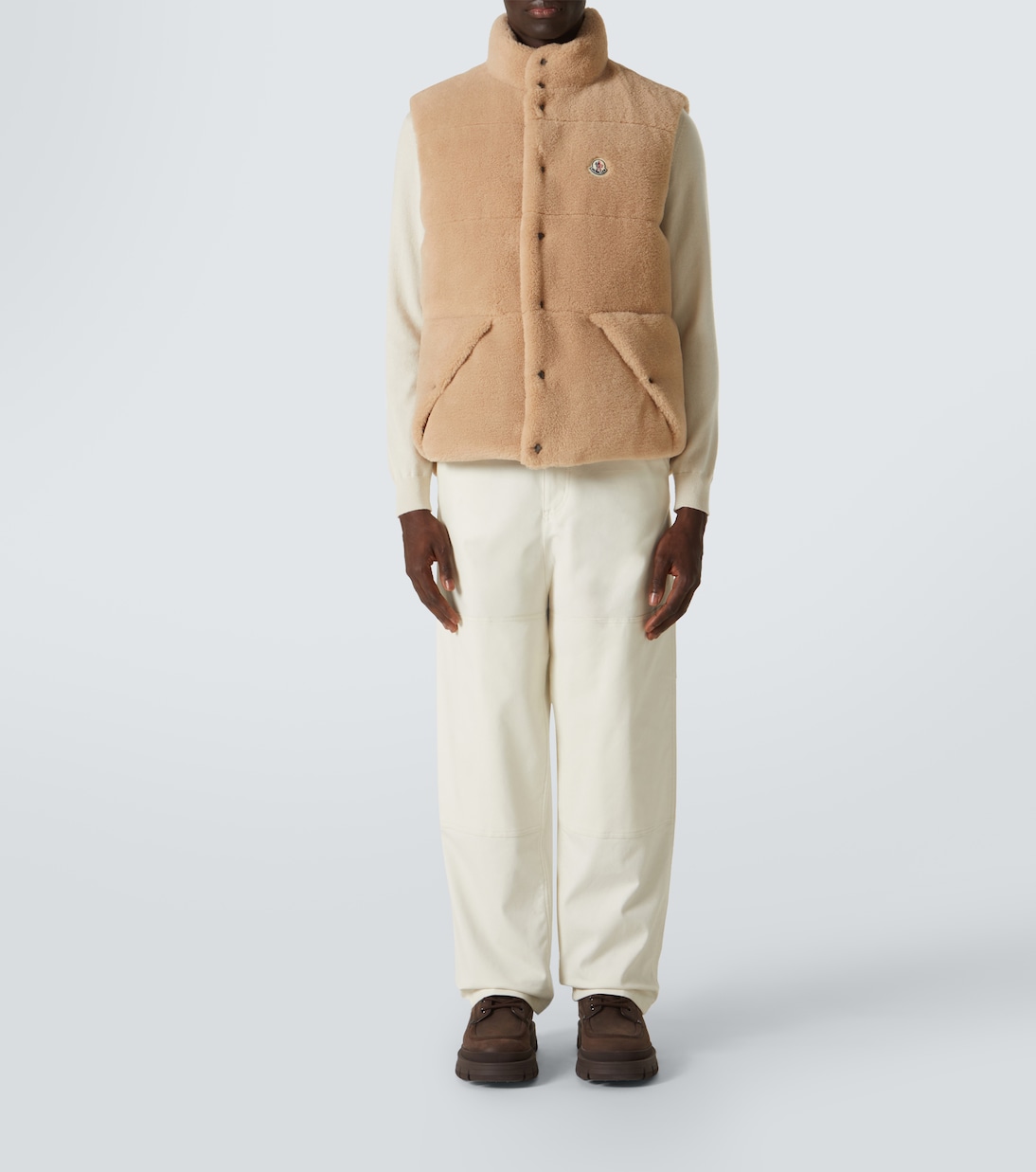 Wendbare Daunenweste Colbricon aus Teddyfleece | Moncler