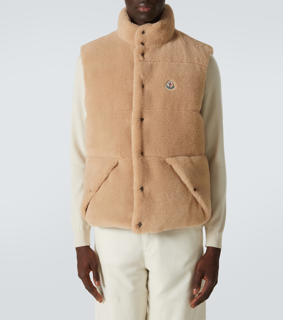Wendbare Daunenweste Colbricon aus Teddyfleece | Moncler