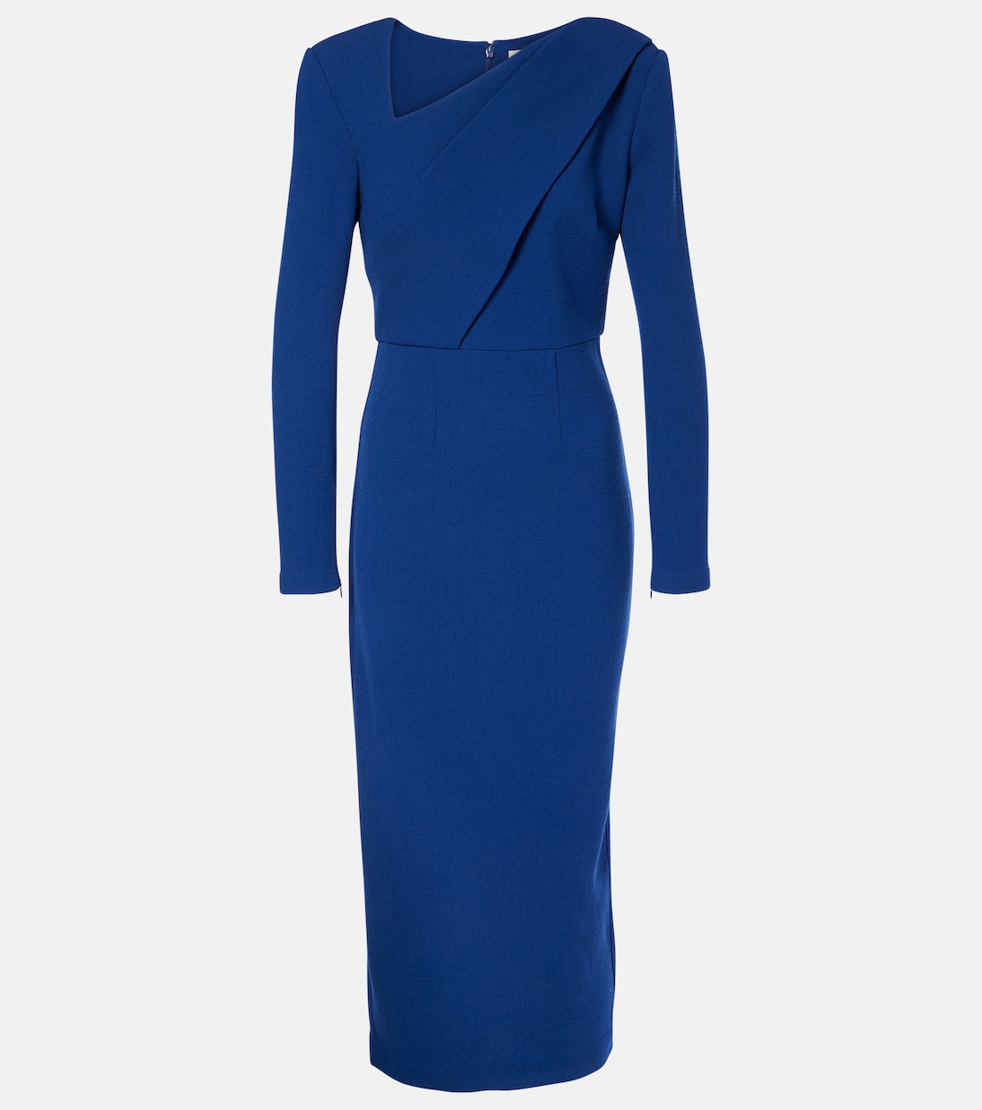 Abito midi in crêpe di lana | Roland Mouret