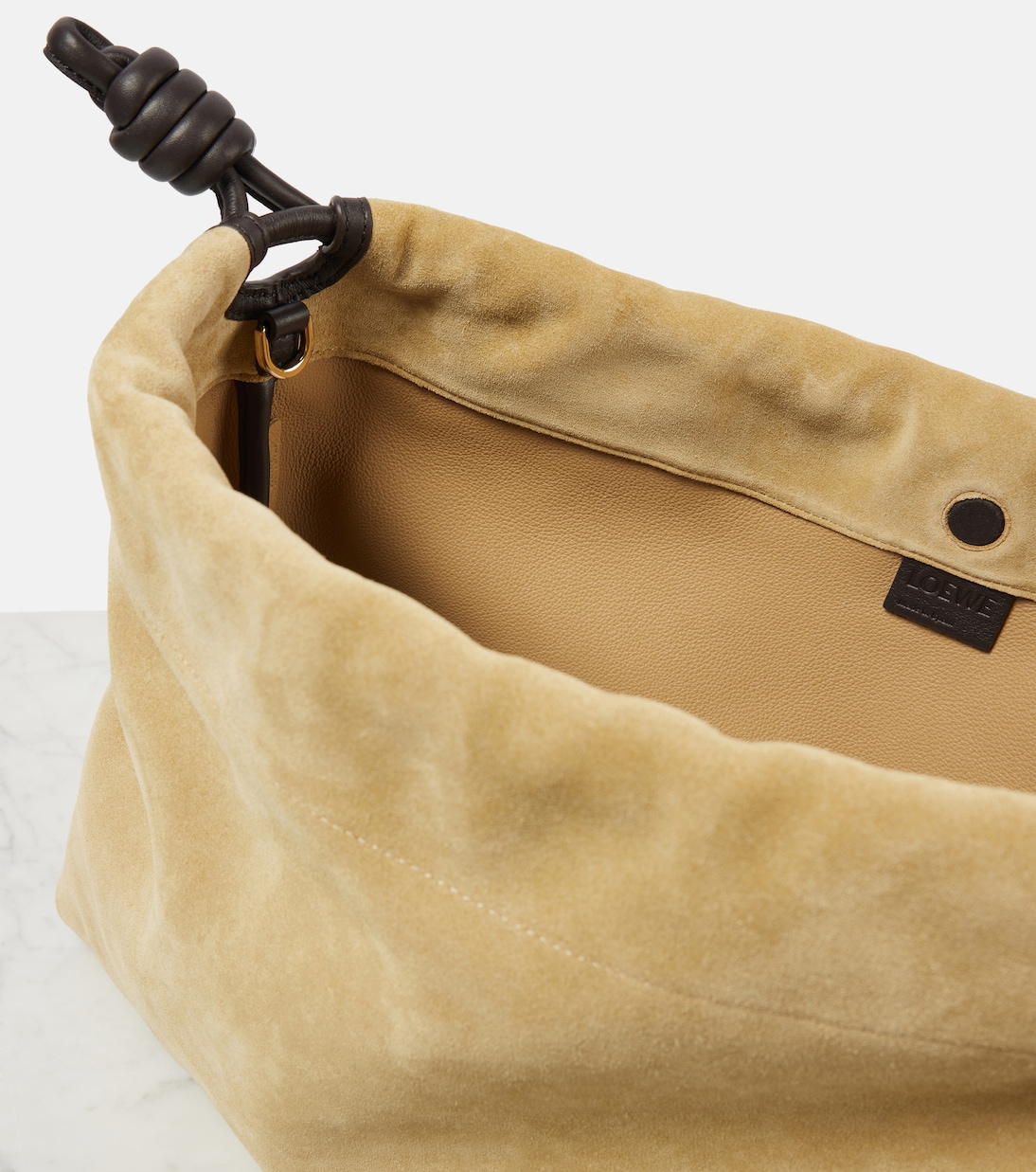Clutch Flamenco Large de ante | Loewe