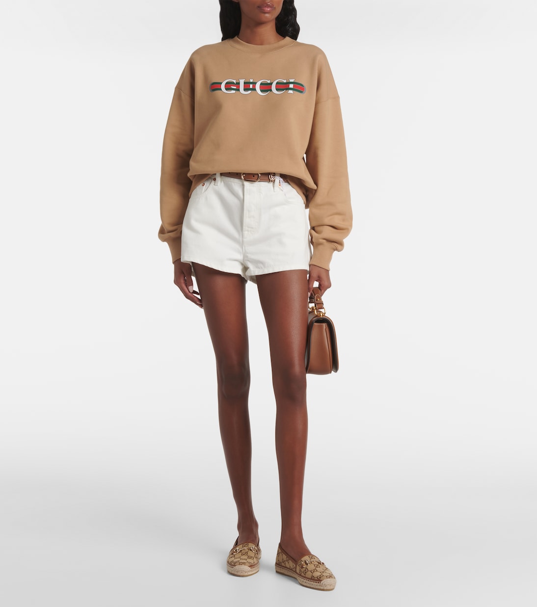 Stivaletti GG Pilar in Tela Gucci con suola espadrillas per giovani trendsetter