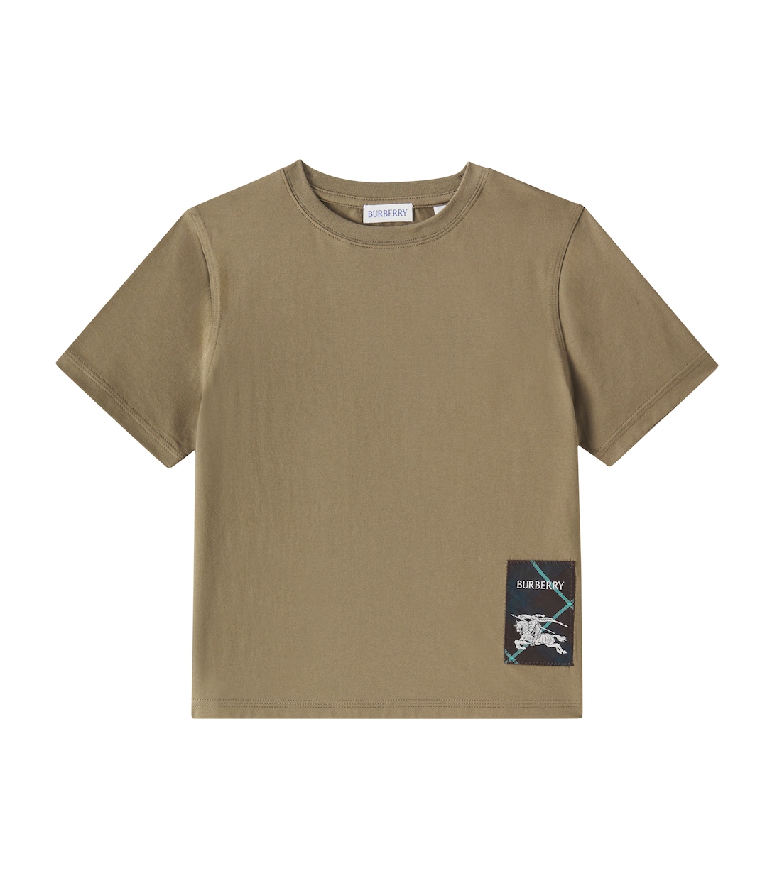 Camiseta de algodón bordada | Burberry Kids