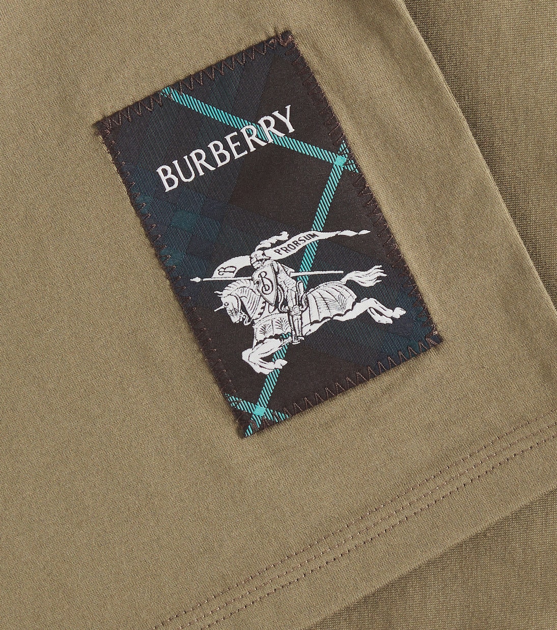 Camiseta de algodón bordada | Burberry Kids
