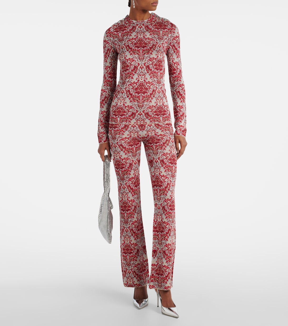 Paisley straight pants | Rabanne