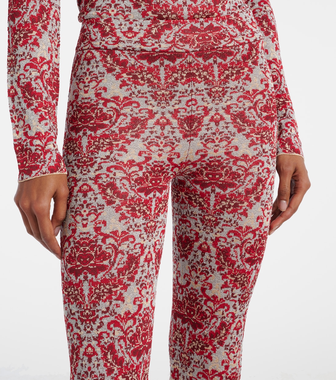 Paisley straight pants | Rabanne