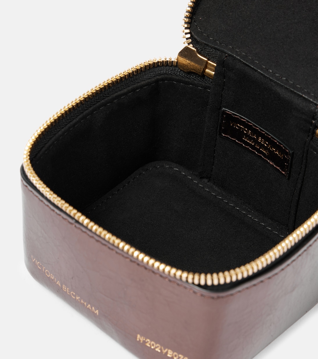 Clutch Micro aus Metallic-Leder | Victoria Beckham