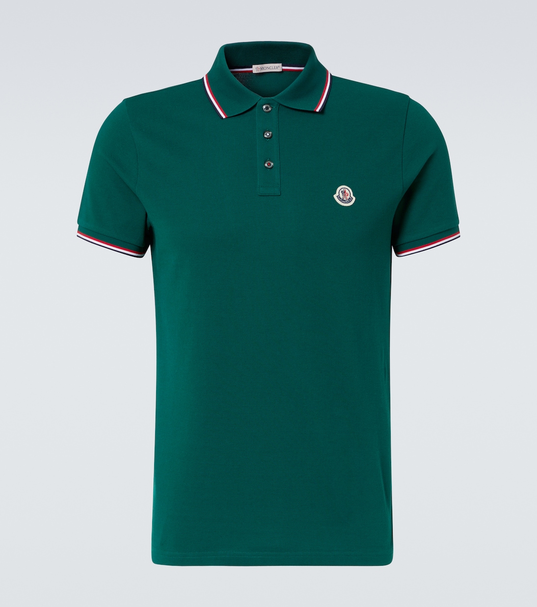 Polo en coton à logo | Moncler