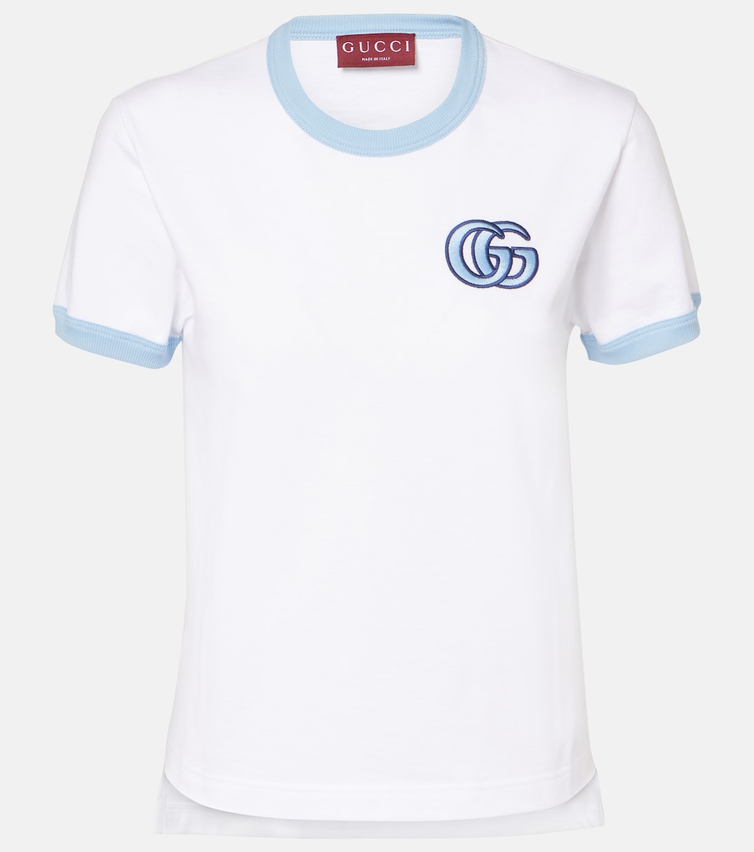 T-shirt Double G in jersey di cotone | Gucci