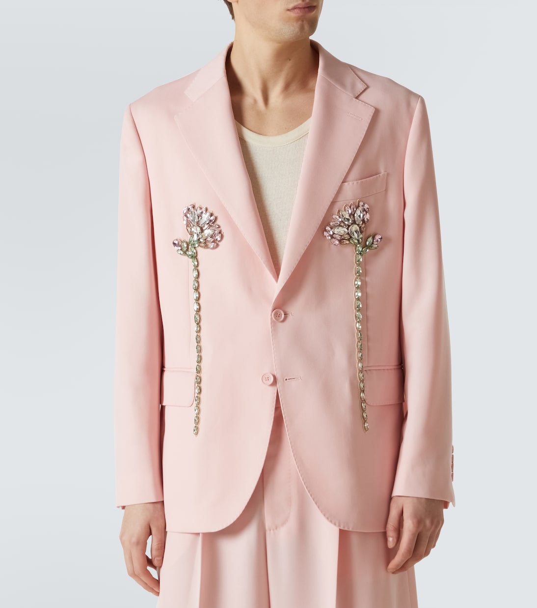 Blazer monopetto con cristalli | Simone Rocha