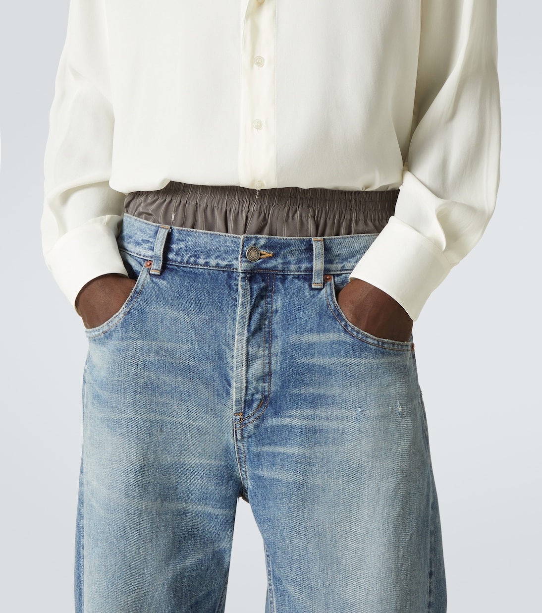 Boxershorts aus Seide | Saint Laurent