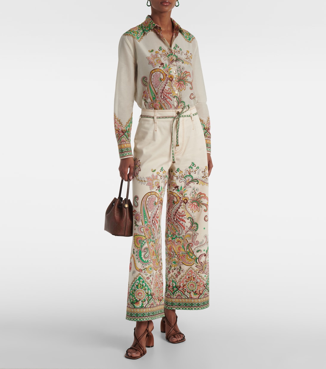 Chemise imprimée en coton et soie | Etro
