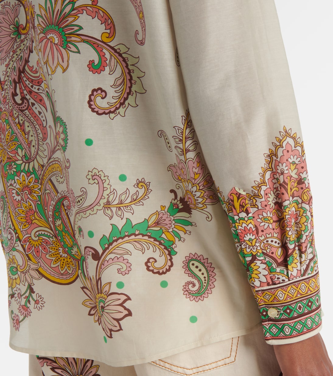 Chemise imprimée en coton et soie | Etro