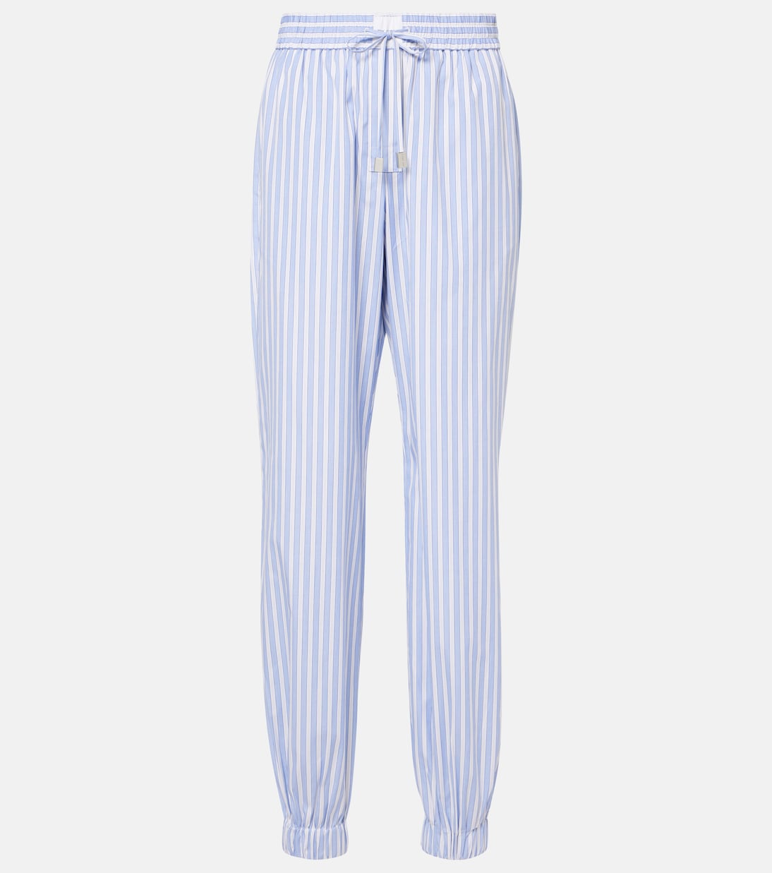 Pantalon de pyjama en coton rayé | The Attico