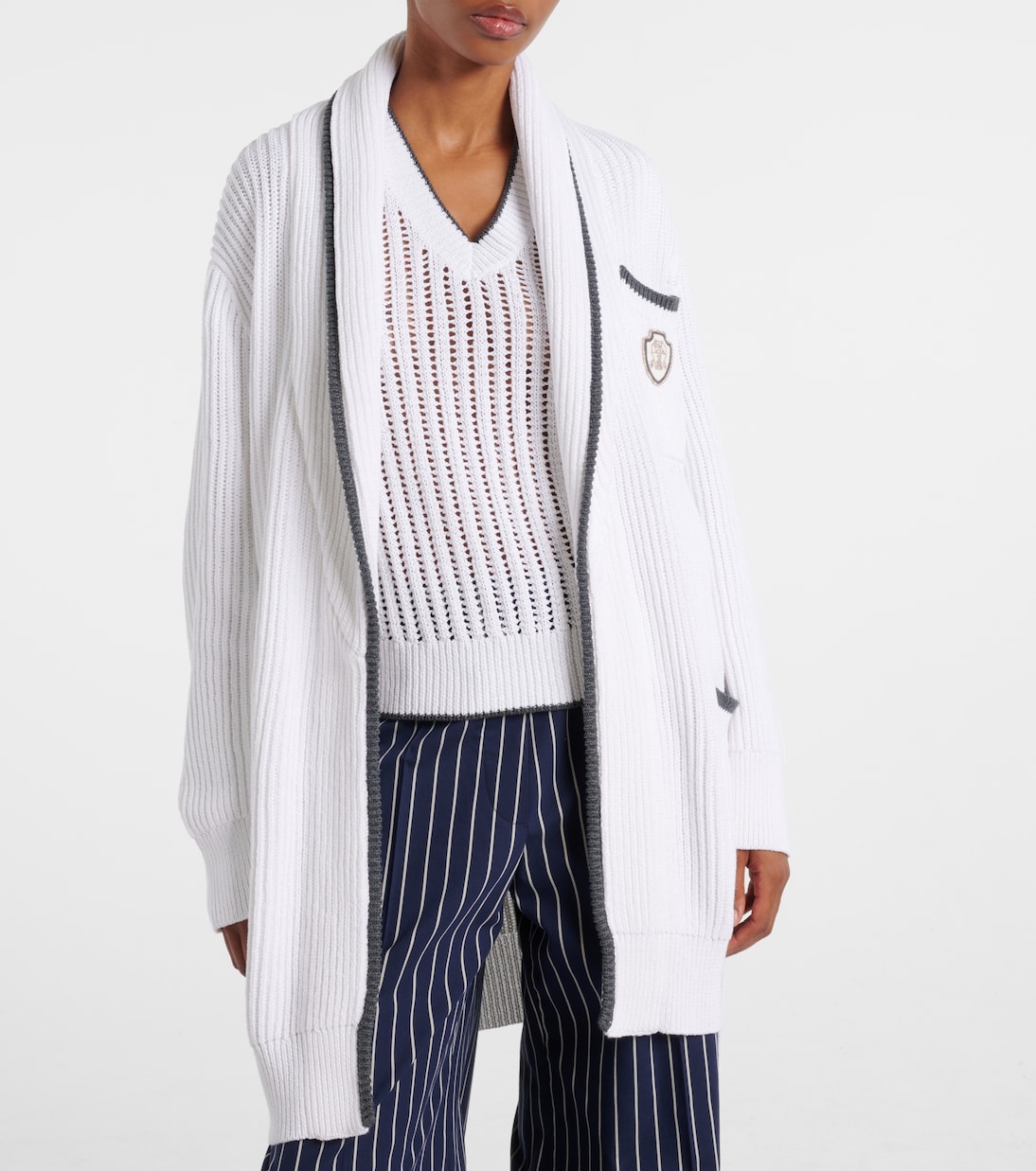 Cardigan in cotone | Brunello Cucinelli