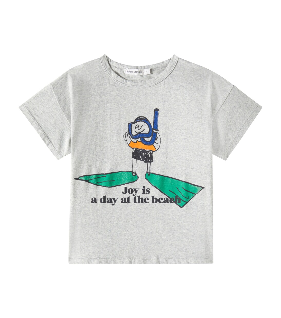 A Day At The Beach cotton jersey T-shirt | Bobo Choses