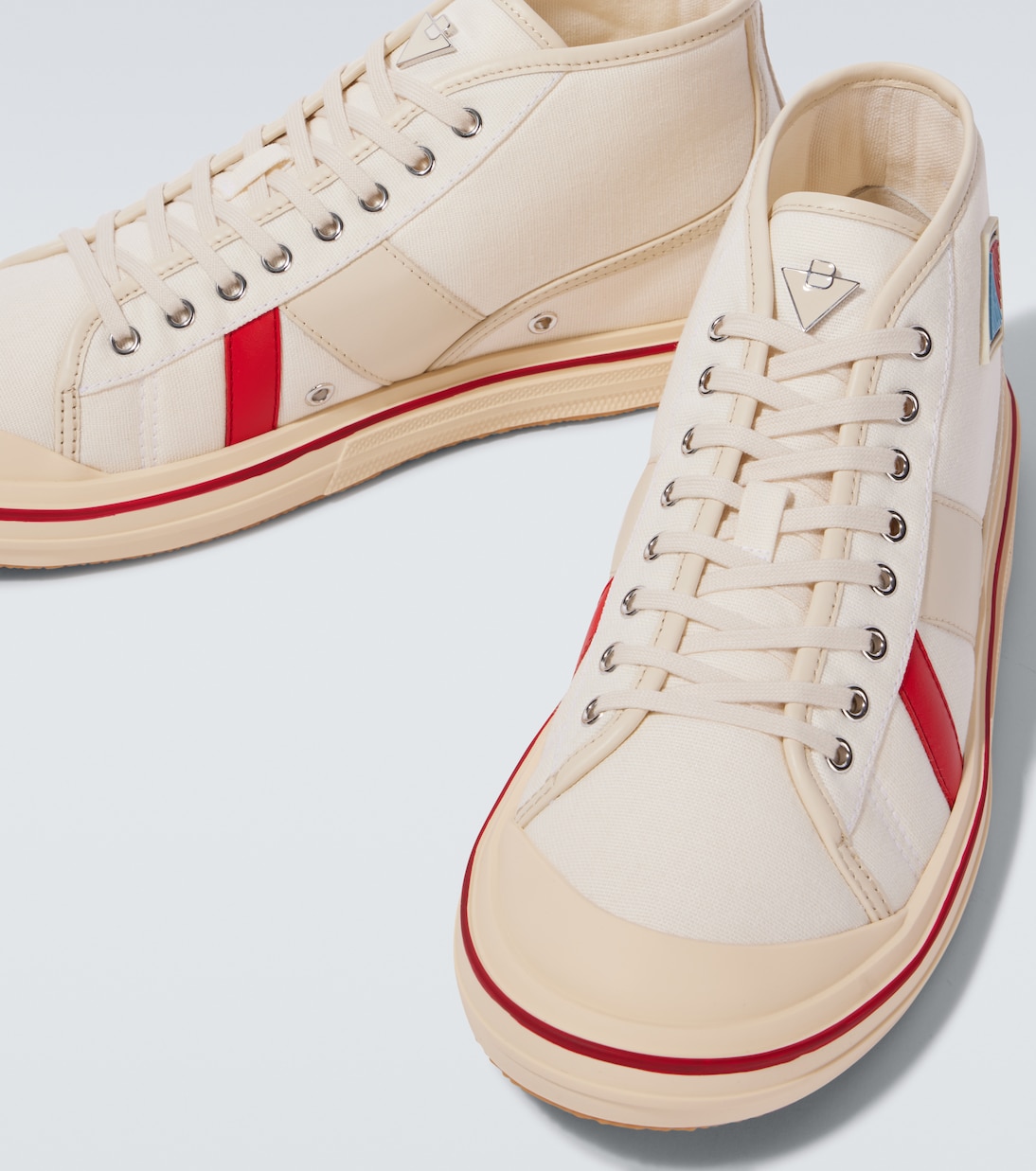 Sneakers Eliot aus Canvas mit Leder | Bottega Veneta