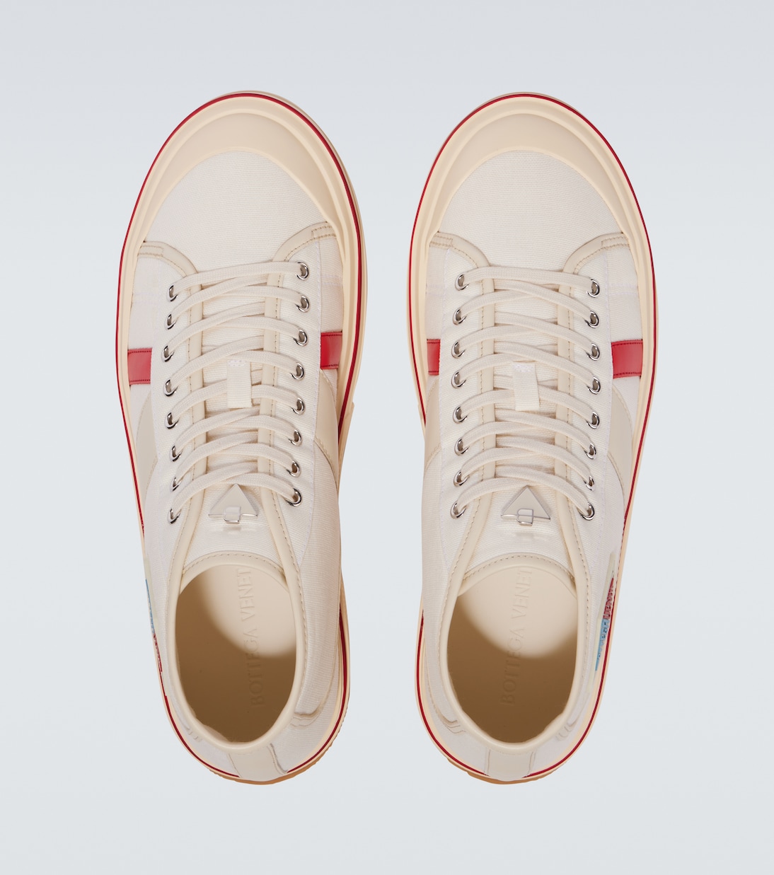 Sneakers Eliot aus Canvas mit Leder | Bottega Veneta