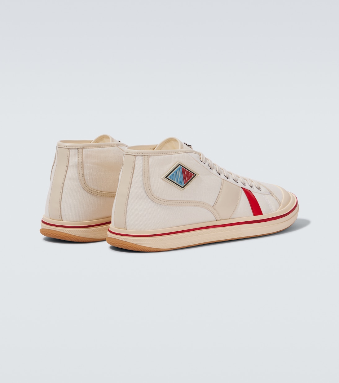 Sneakers Eliot aus Canvas mit Leder | Bottega Veneta