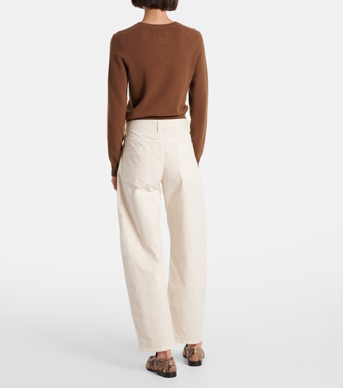 Pantalon ample Tribeca en sergé de coton  | Nili Lotan
