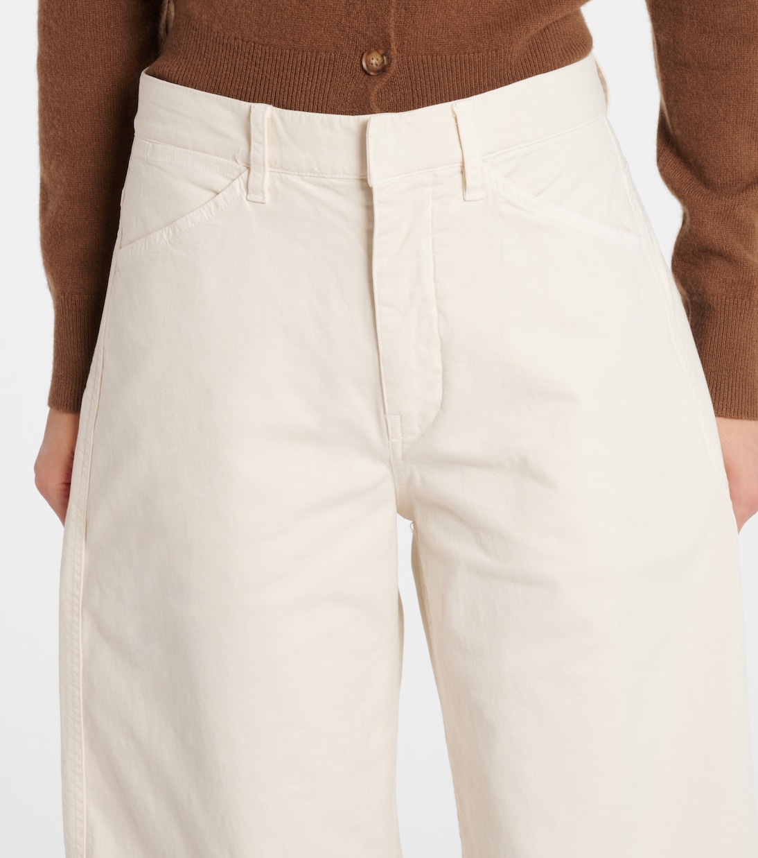 Pantalon ample Tribeca en sergé de coton  | Nili Lotan