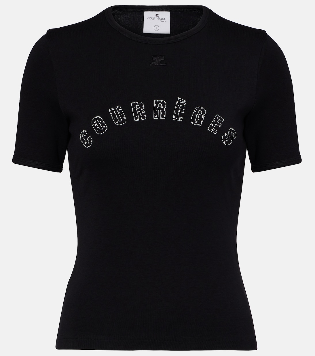 Camiseta Medusa de algodón estampada | Courrèges