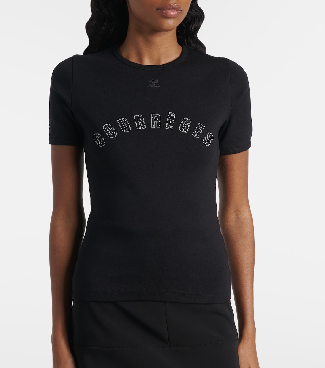 Camiseta Medusa de algodón estampada | Courrèges