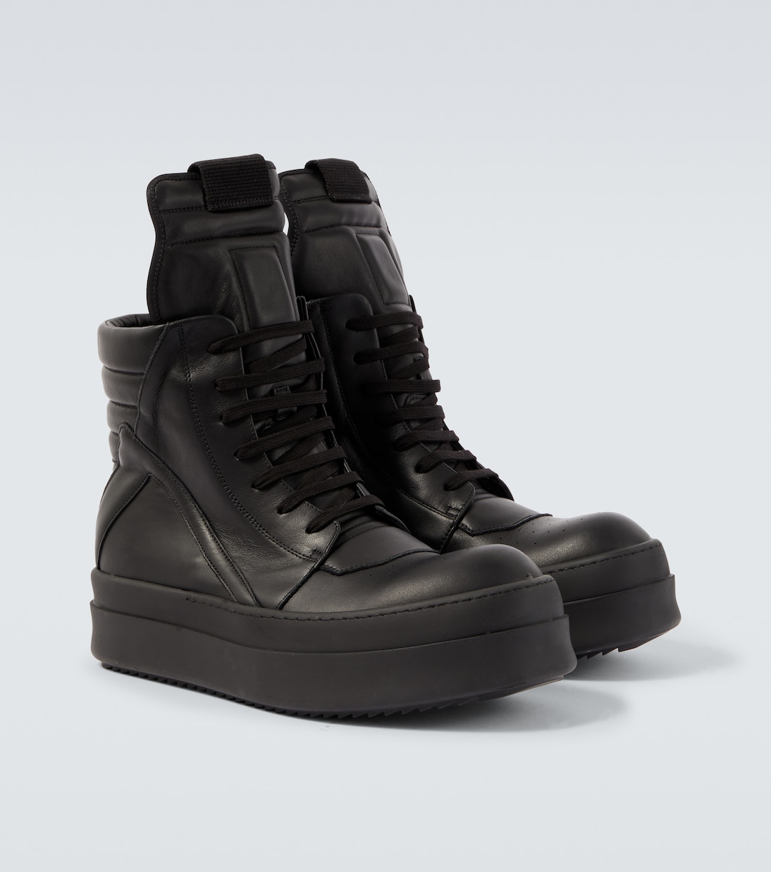 Mega Geobasket leather sneakers | Rick Owens