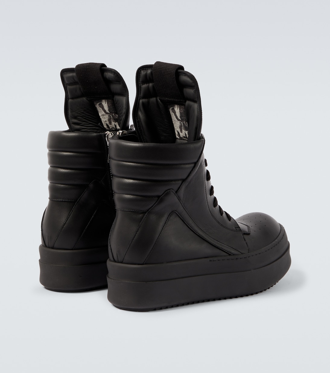Mega Geobasket leather sneakers | Rick Owens