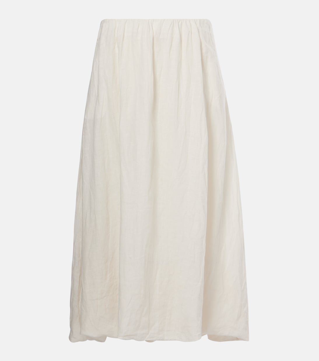 Falda midi Rachelle de lino | Velvet