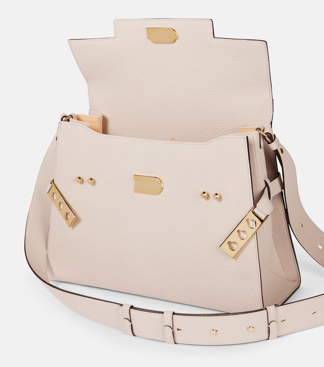 Tempête Large Derby leather tote bag | Delvaux
