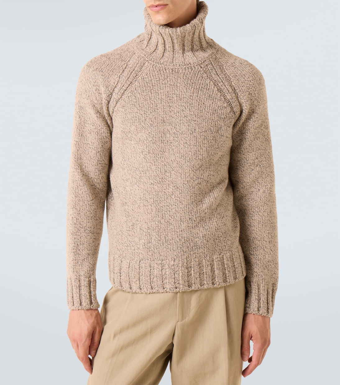 Cashmere and wool turtleneck sweater | Zegna