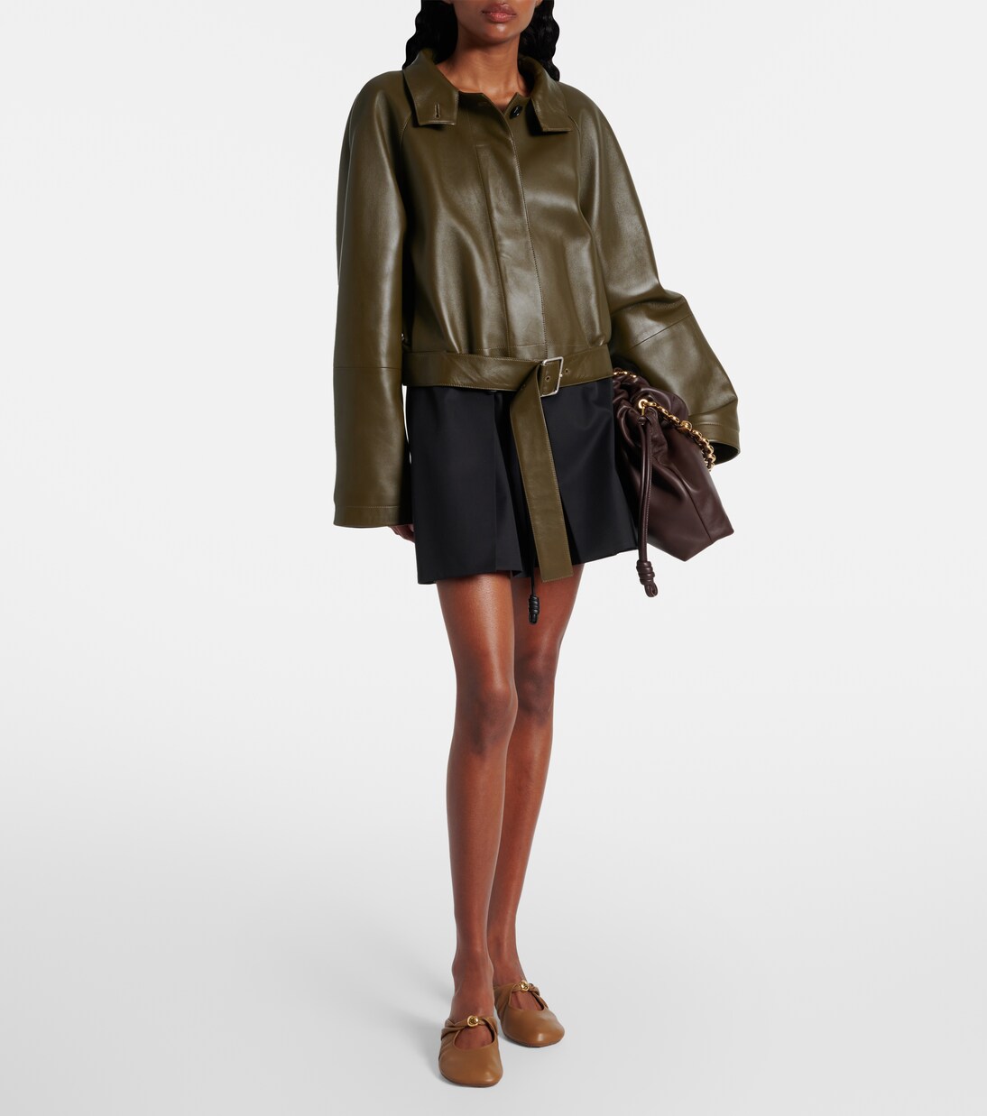 Anagram leather jacket | Loewe