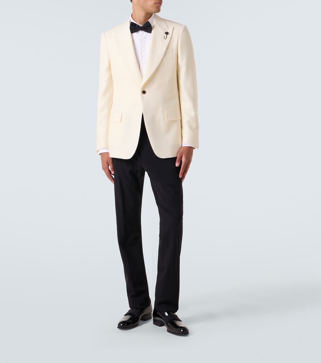 Einreihiger Blazer aus Schurwolle | Lardini