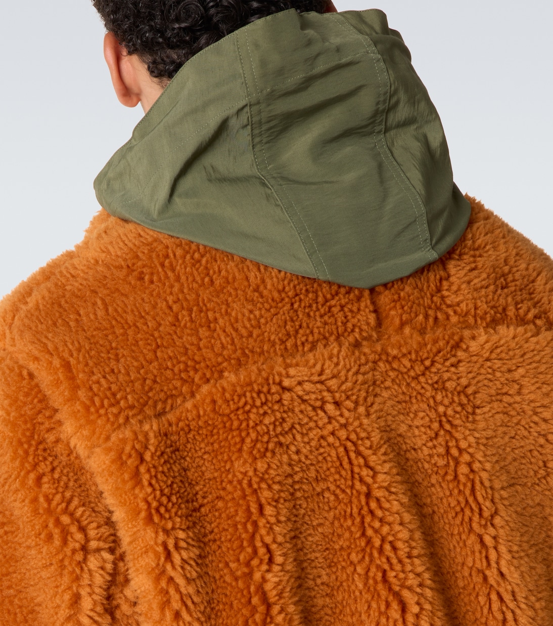 Jacke aus einem Wollgemisch und Canvas | Sacai