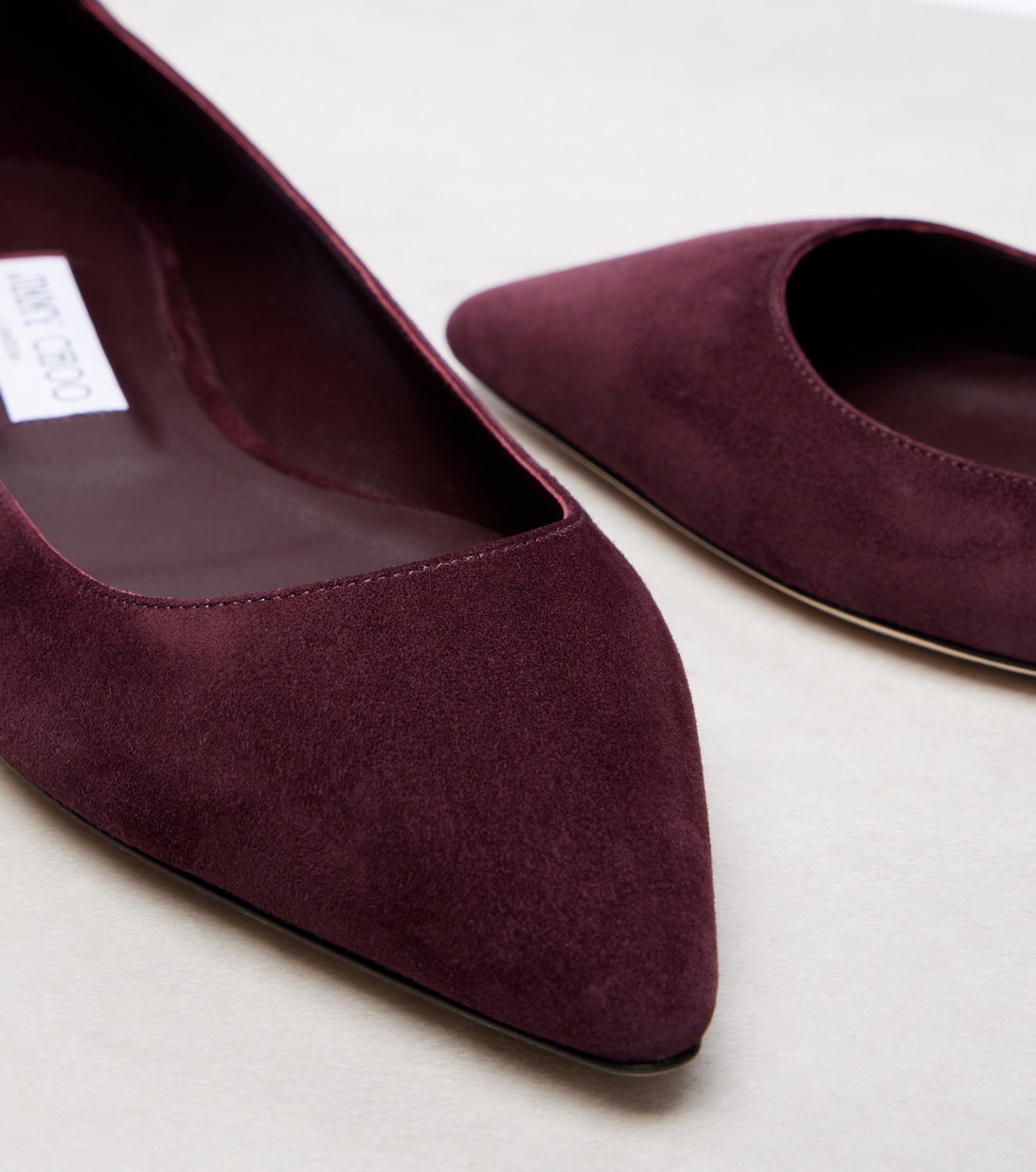 Romy 60 suede ballet flats | Jimmy Choo