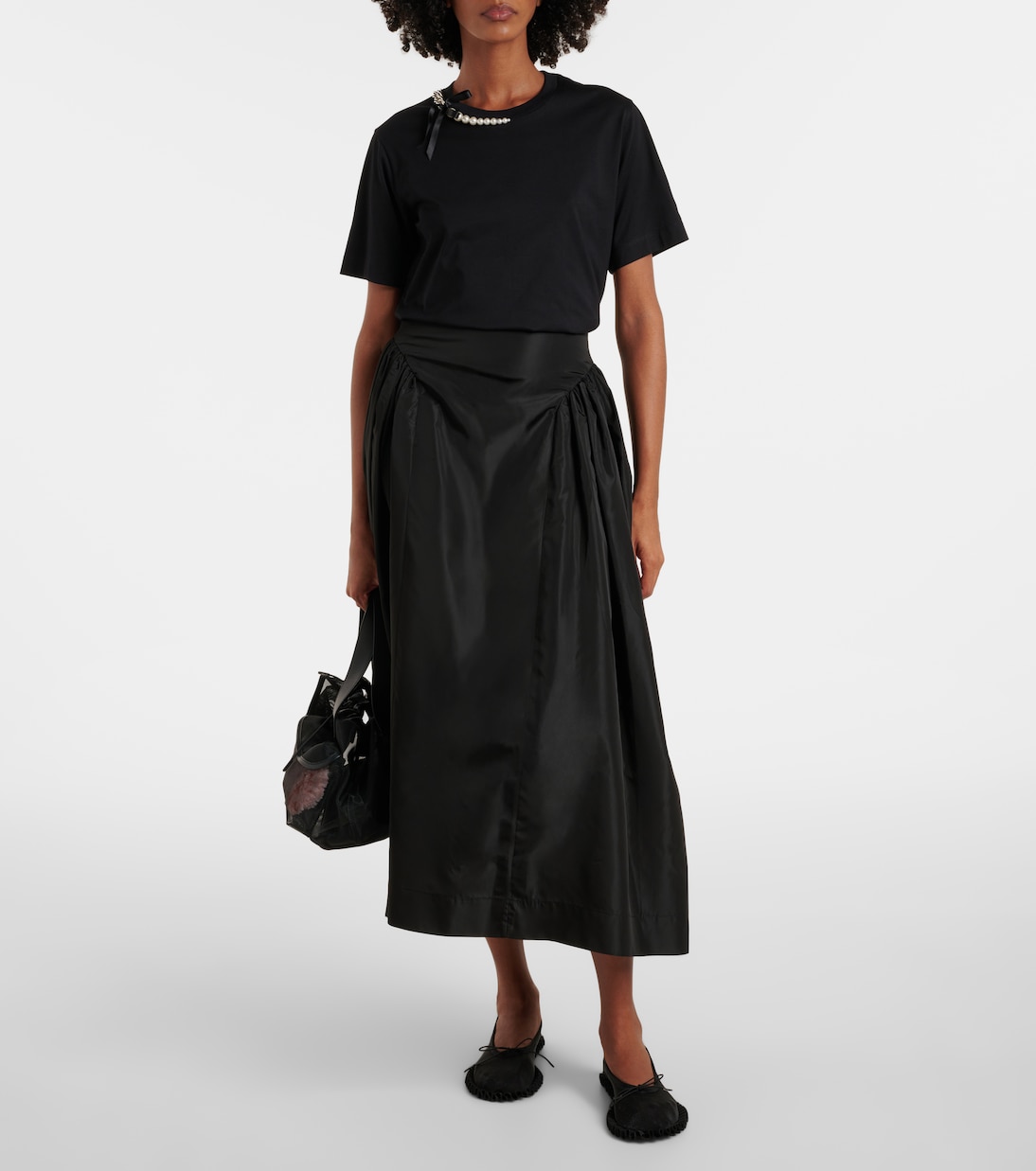 T-shirt in jersey di cotone   | Simone Rocha