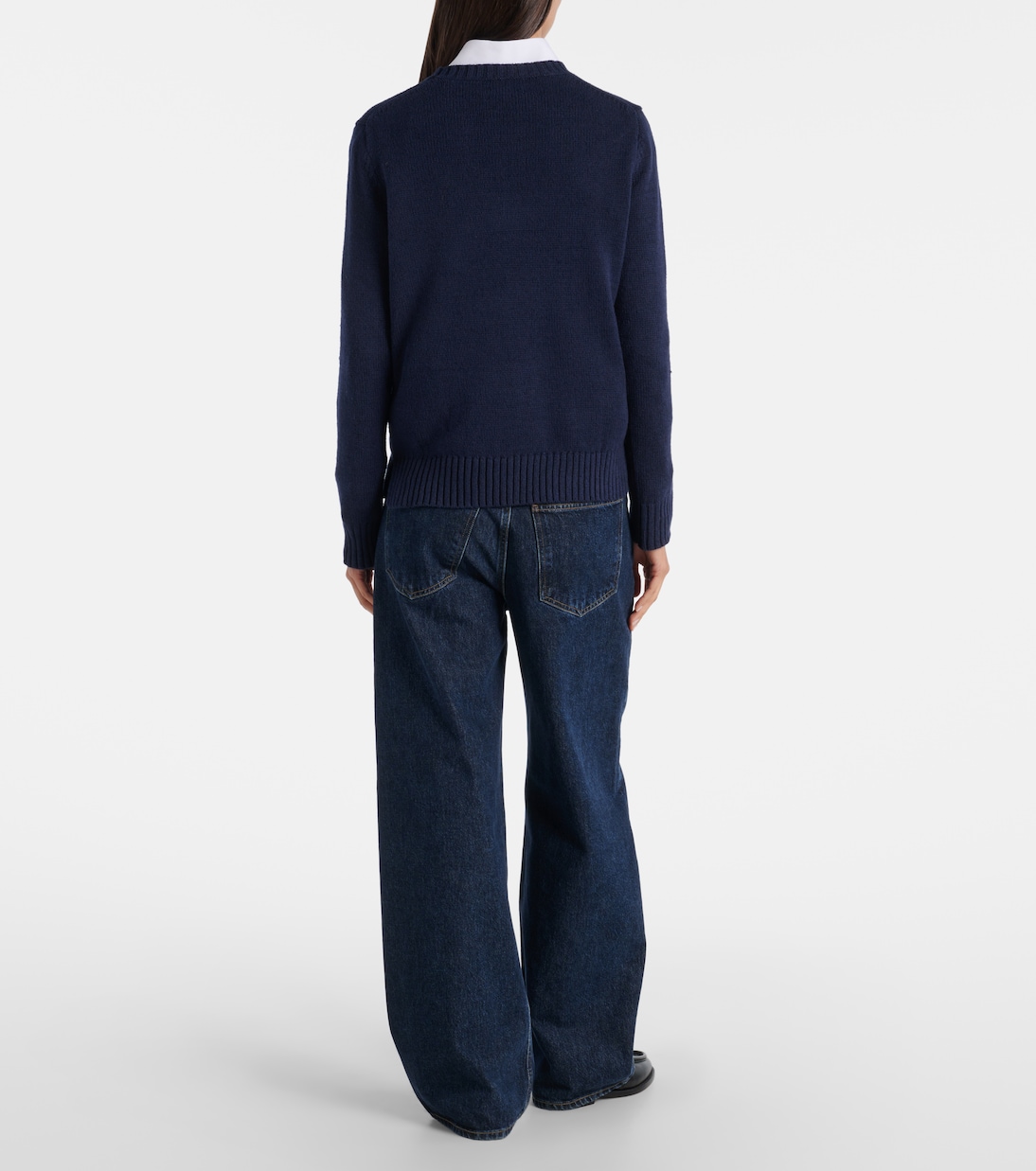Polo Bear intarsia cotton and linen sweater | Polo Ralph Lauren